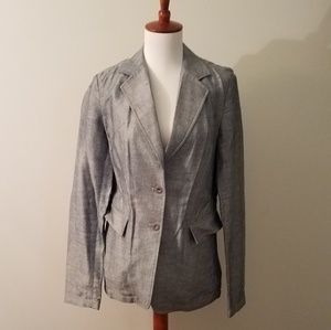 Express navy/white blazer